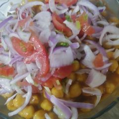 A picture of Chana chaat.