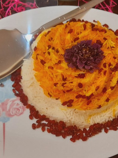 عکسی از دستور دیزاین برنج برای مهمانی