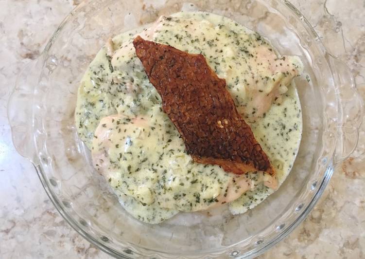 Salmon Lemon Butter Creamy Sauce