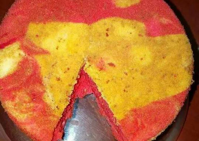 Recipe of Homemade Strawberry and pineapple cake