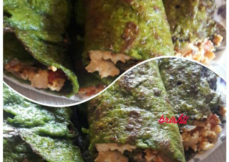 Easiest Way to Love Appetizing Palak Paneer Roll