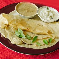 A picture of Foxtail Rice Dosai.