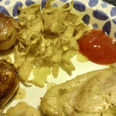 A picture of Fried Potato Skins.