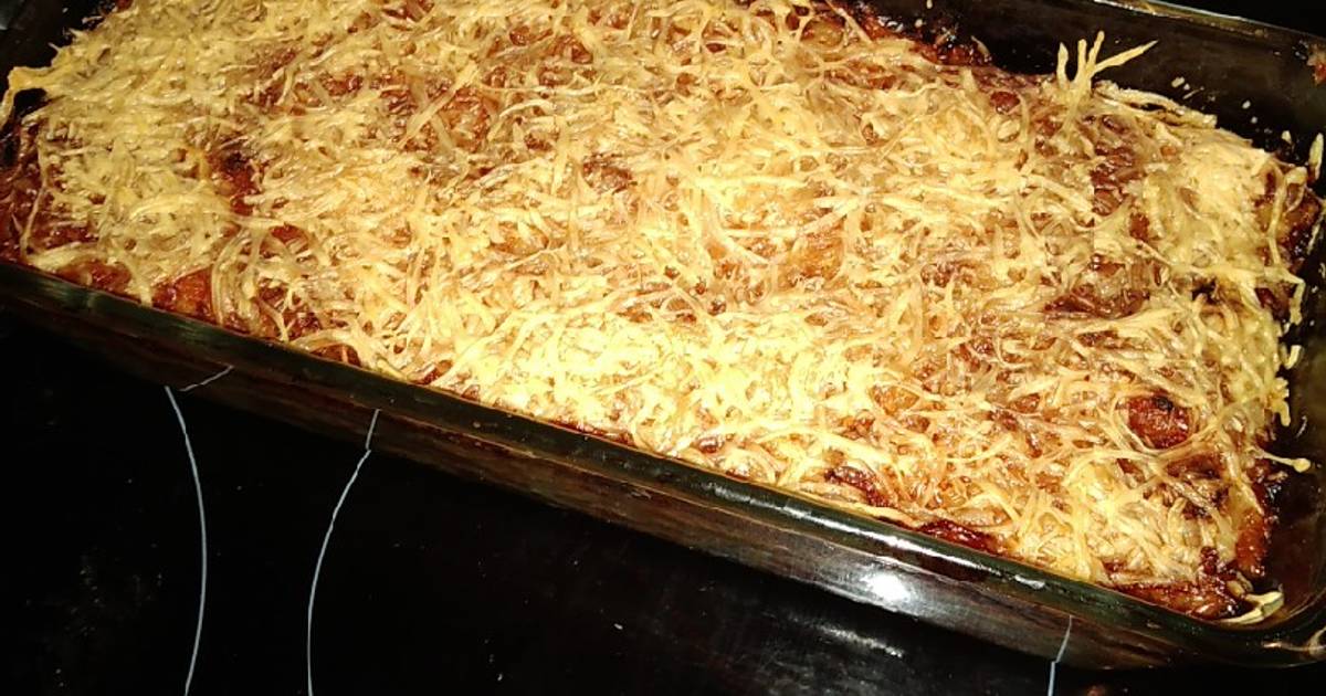 Gratin de pâtes et haricots verts à la sauce tomate de Youcef Youcef