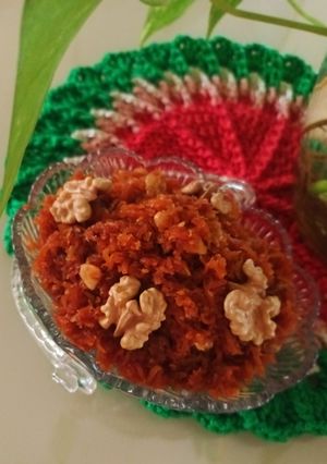 عکسی از دستور حلوای هویج سنتی ارومیه