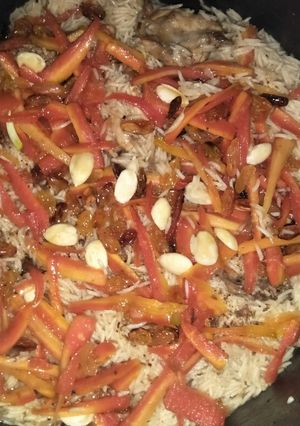 A picture of Afghani pulao.