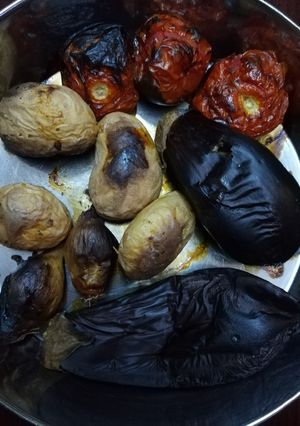 صورة لوصفة خضار مشويه