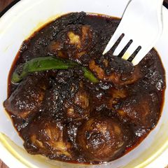 A picture of Potato Manchu-Curry|Fusion Food|Restaurant Style|Side Dish.
