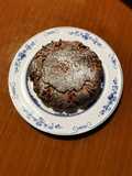 Torta di noci e cioccolato
