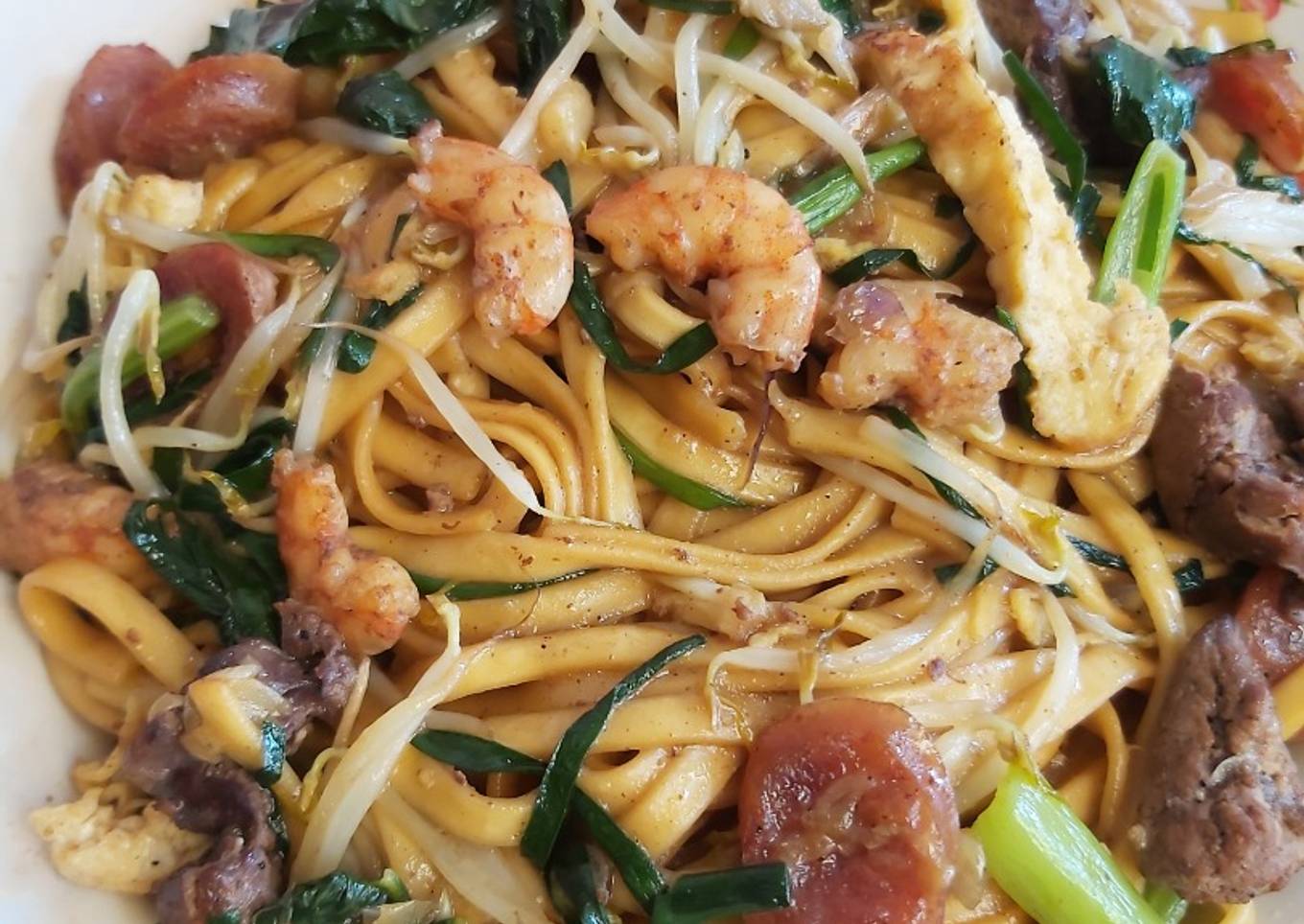 Bakmi goreng lebar