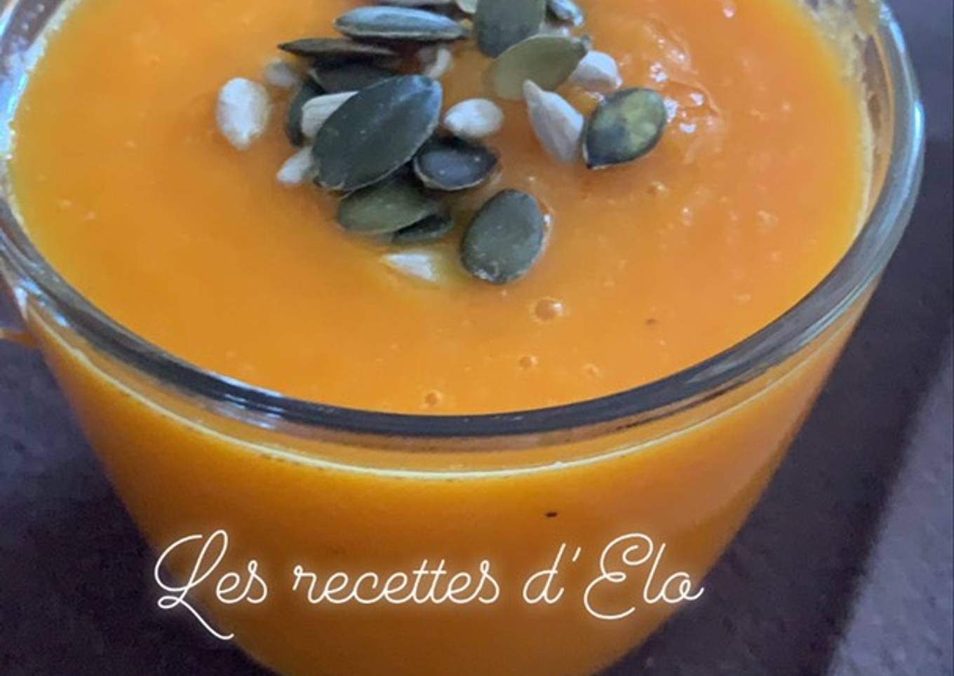 Soupe à la carotte, gingembre et orange au Cookeo