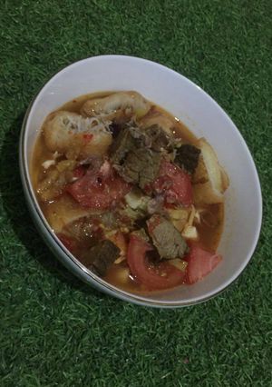 Foto resep Soto mie daging