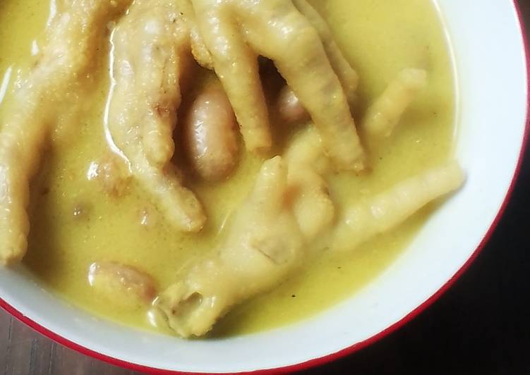 Resep Ceker dan Kacang Kuah Opor #rabubaru yang Lezat