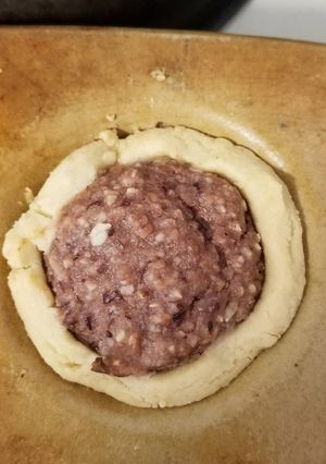A picture of Cranberry, Almond and Apple Filling.