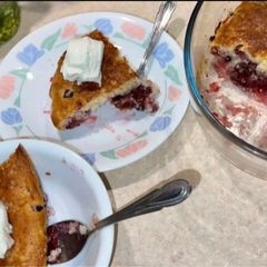 Ruby grape cobbler 🍇 A picture of Ruby grape cobbler 🍇.