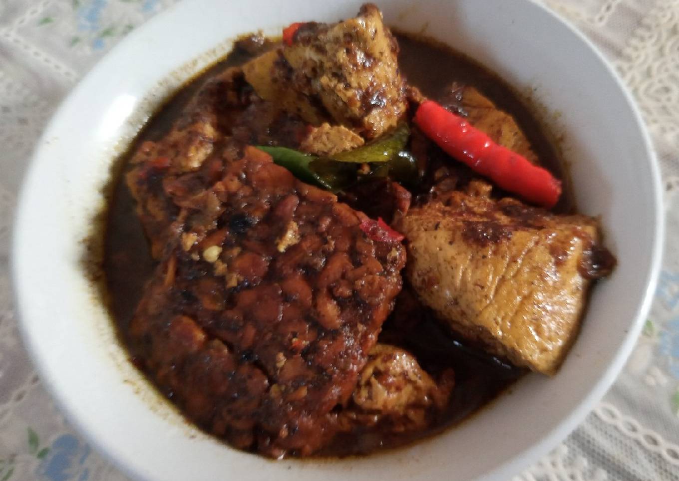 Brongkos tempe & tahu