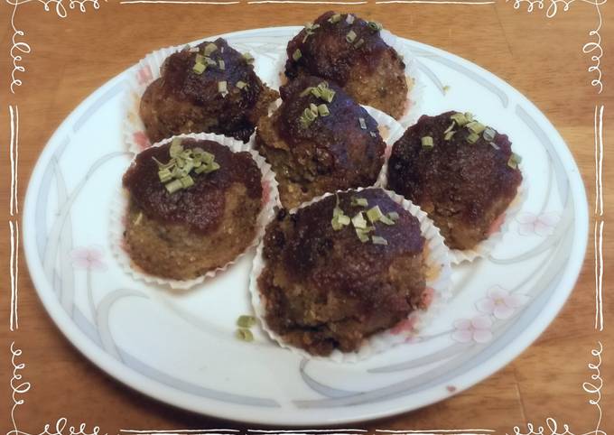 Recipe of Any-night-of-the-week ~Shamrok's~ Gobbler Balls (Thanksgiving Turkey/Stuffing Ball Apps)