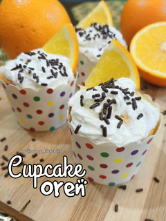 Gambar 🧁🍊Cupcake Oren