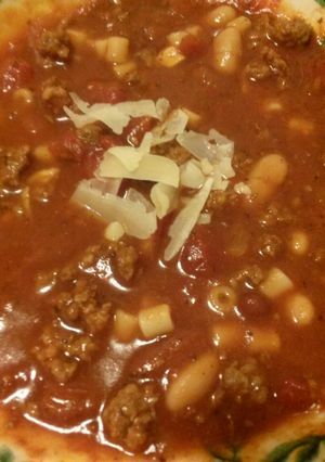 A picture of Pasta e Fagioli (Olive Garden Copycat).