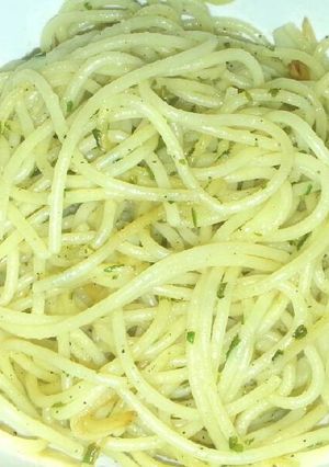 Foto principal de Espaguetis al ajillo (vegano)
