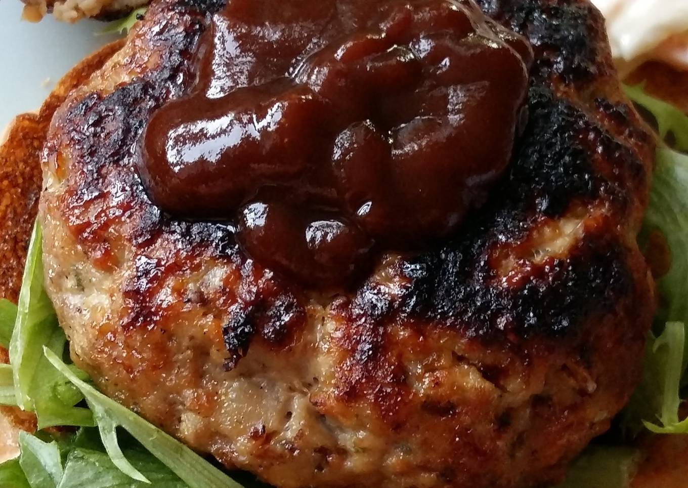 Vickys Pork, Apple & Mustard Burgers, GF DF EF SF NF
