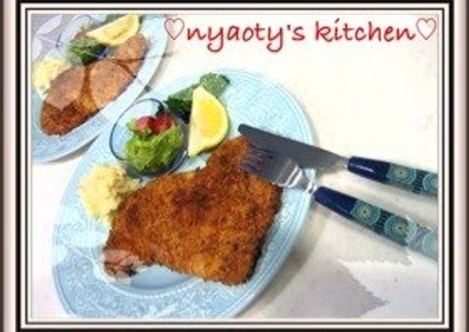 Baked Milanese-Style Crispy Cutlets