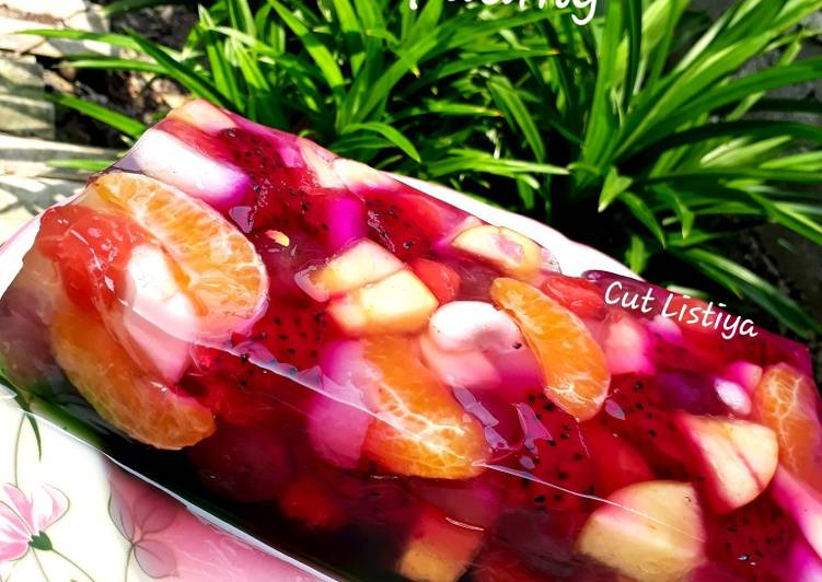 🍉🍊Fruits Puding [Puding Buah]🍇🍐