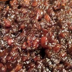 A picture of Anko (sweet red bean paste).