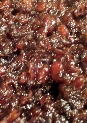 A picture of Anko (sweet red bean paste).