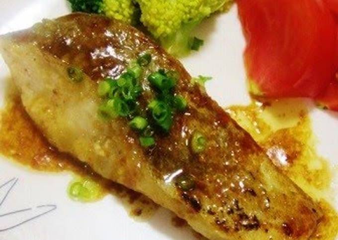 Recipe of Any-night-of-the-week Cod Meunière with Butter Ponzu Sauce