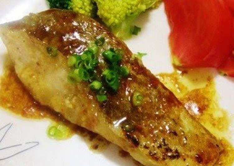 Simple Way to Prepare Delicious Cod Meunière with Butter Ponzu Sauce