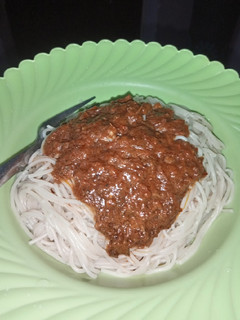 A picture of Spaghetti and Stew.