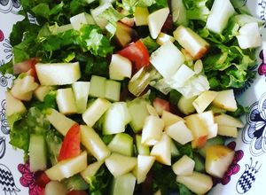 Foto de Salada verde tropical