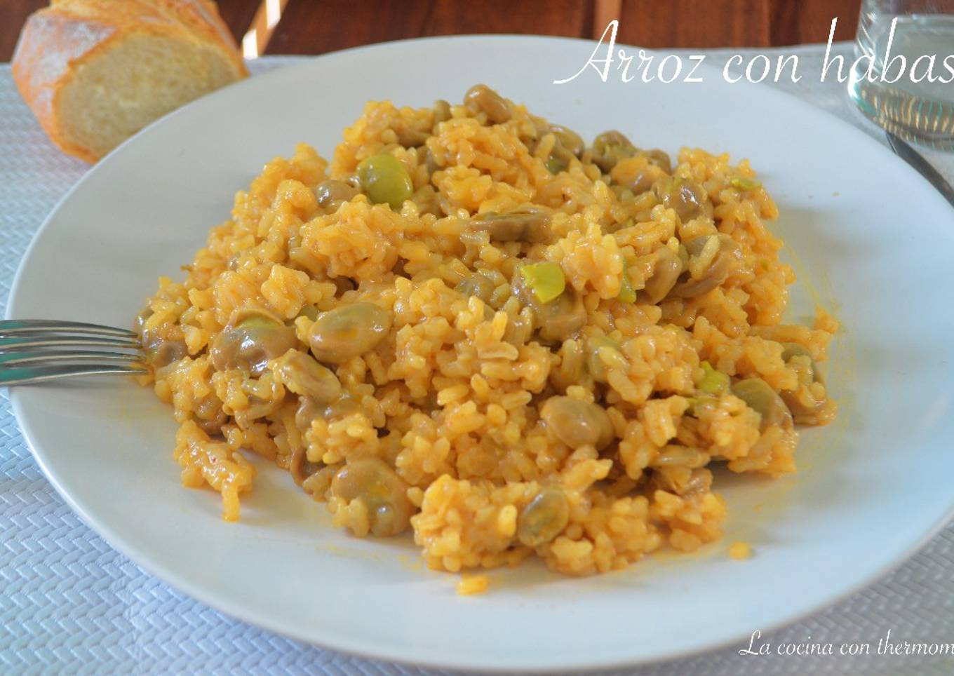 Arroz con habas. (Thermomix)