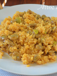 Una foto de Arroz con habas. (Thermomix)