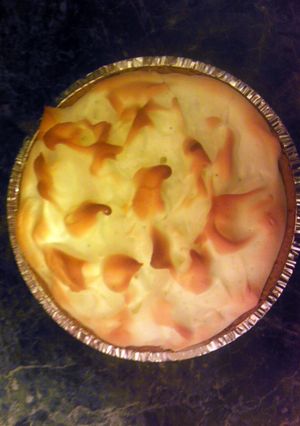 A picture of Key lime pie.