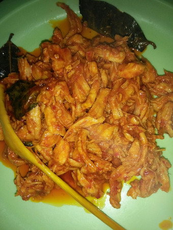 Resep Ayam suwir pedas manis Anti Gagal