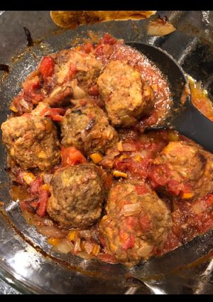 A picture of Oven Baked Meatballs.