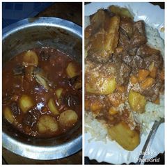 A picture of Beef stew #authormarathon.