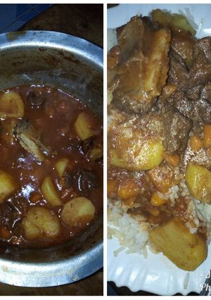 A picture of Beef stew #authormarathon.