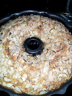 A picture of Lemon Cream Cheese Almond Cake.