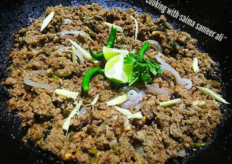 Step-by-Step Guide to Make Favorite Harri mirch qeema best to in sehri #cookpadramadan