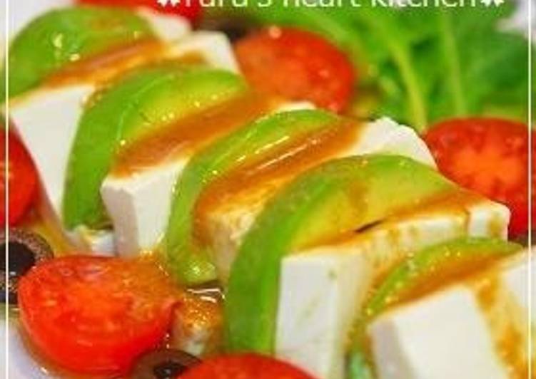 Recipe of Award-winning Avocado &amp; Tofu Salad with Wasabi Dressing