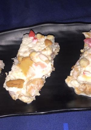 A picture of Mexican pudding.
