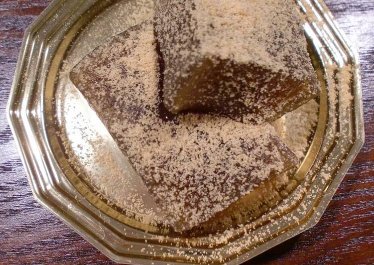 Recipe: Tasty Chewy-Thick and Genuine Warabi Mochi