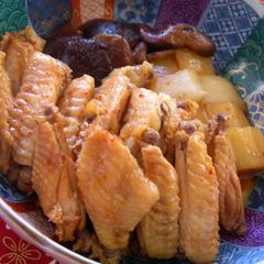 A picture of A Tad Spicy ☆ Chicken Wings in Doubanjiang.