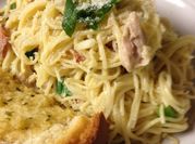 A picture of chicken carbonara