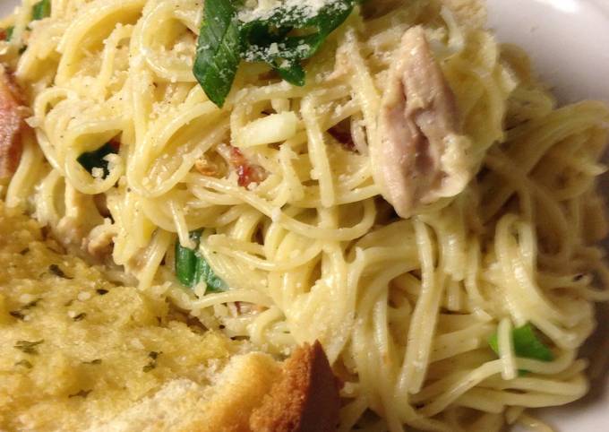 Recipe of Quick Bacon Chicken Carbonara