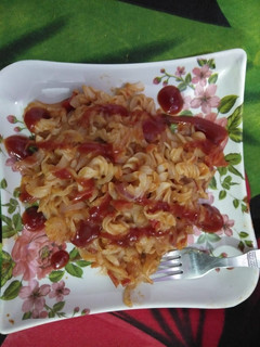 A picture of Red sause pasta.