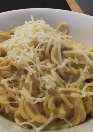 Una foto de Pasta al curry